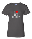 I heart my hubby V1 Ladies T