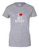 I heart my hubby V1 Ladies T