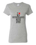 I heart my husband more than ever Tee